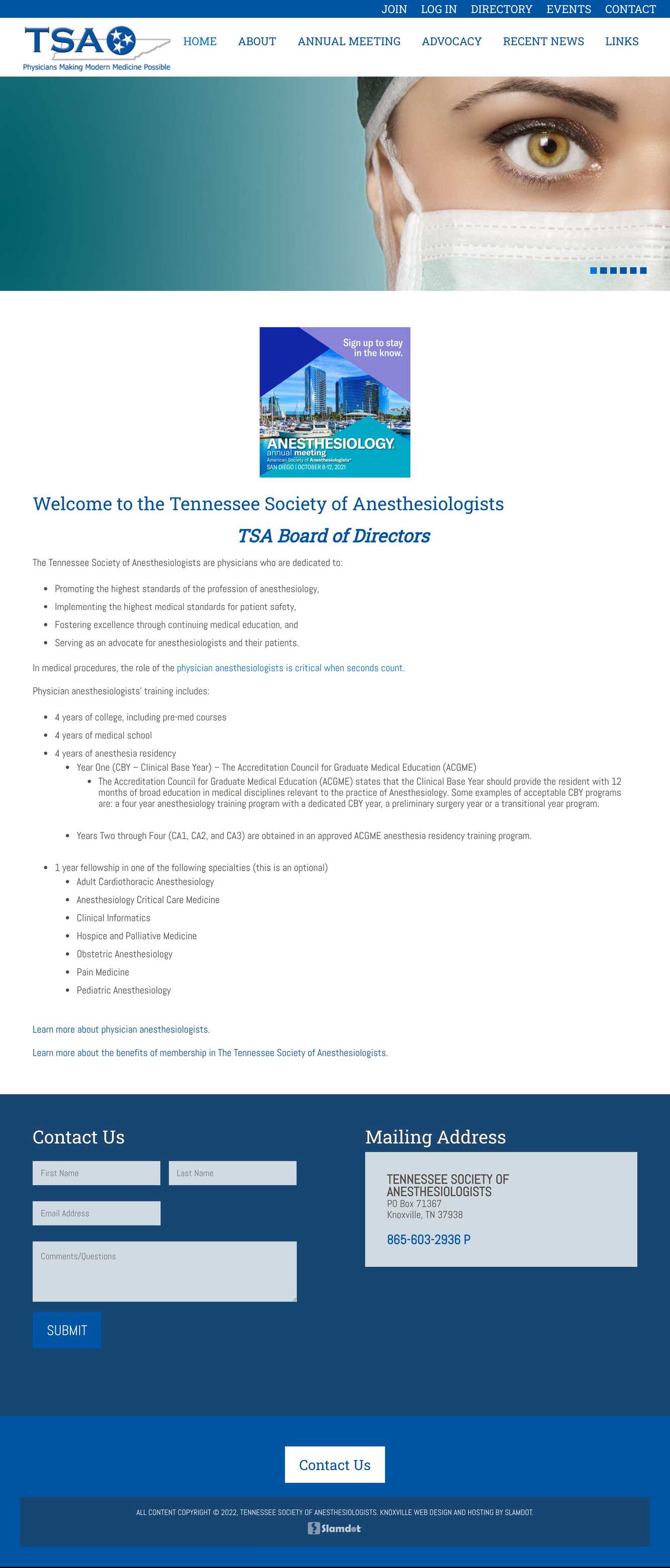 Tennessee Society of Anesthesiologists