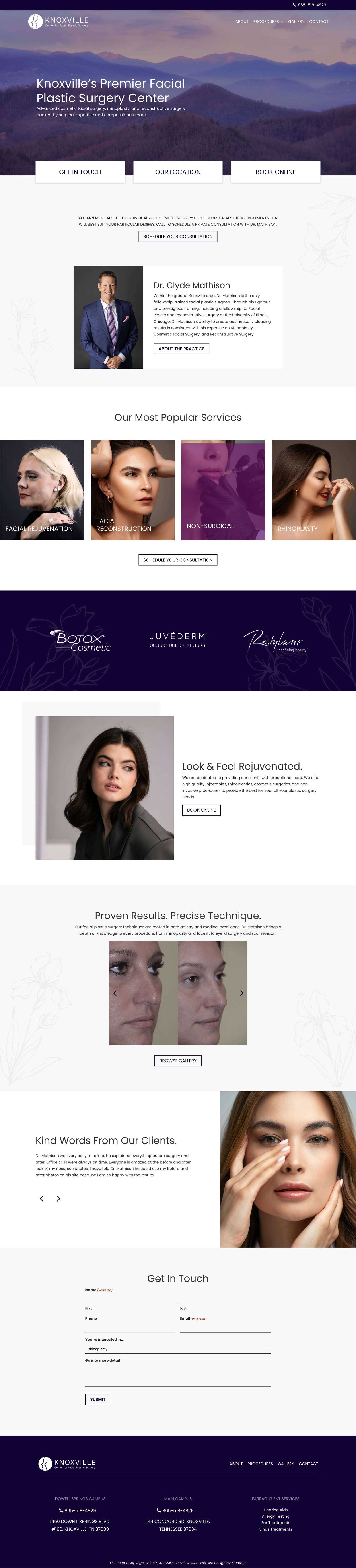 Knoxville Center for Facial Plastic Surgery